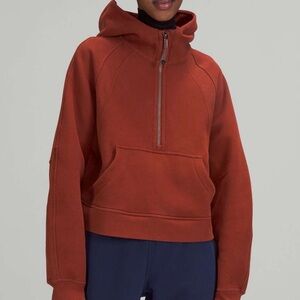 Lululemon Scuba Oversized Half-Zip Hoodie in Date Brown 🍁🍂